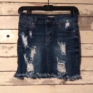 Jean skirt